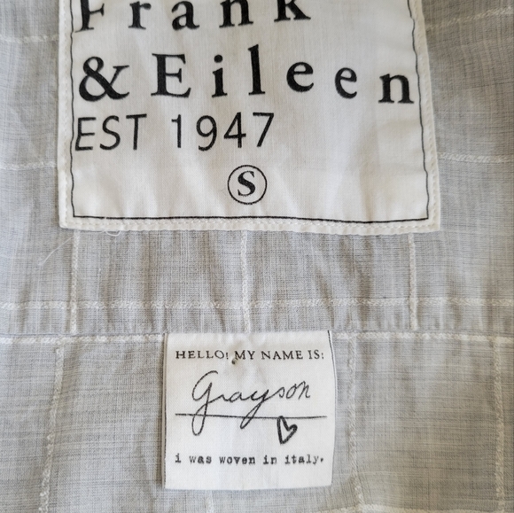 FRANK & EILEEN Grayson Button Down Top Blouse 100% Cotton Small - Picture 11 of 15